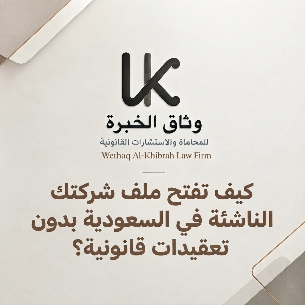 تأسيس شركة ناشئة في السعودية بدون تعقيدات قانونية؟